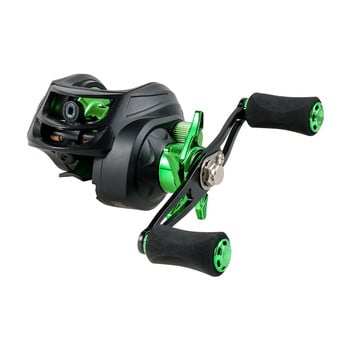 Fishmx Fishing Reel 7,2:1 Gear Ratio Max Drag 10kg Baitcasting Roel with aluminium Spool for Lure Freshwater Pesca