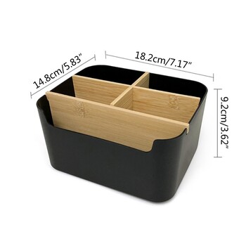 Πολυλειτουργικό Desk Organizers Θήκη για στυλό με 5 θήκες για στυλό, συρραπτικά, χαρτί σημειώσεων, μαρκαδόρο, τηλεχειριστήριο