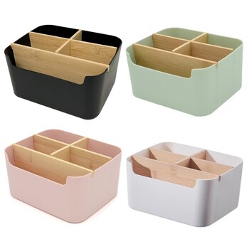 Πολυλειτουργικό Desk Organizers Θήκη για στυλό με 5 θήκες για στυλό, συρραπτικά, χαρτί σημειώσεων, μαρκαδόρο, τηλεχειριστήριο