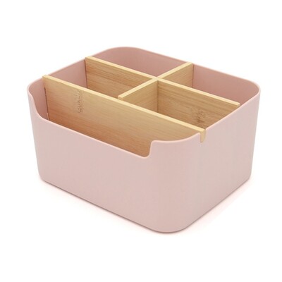 Многофункционални настолни органайзери Поставка за химикалка с 5 отделения за химикал, телбод, хартия за бележки, маркер, дистанционно управление