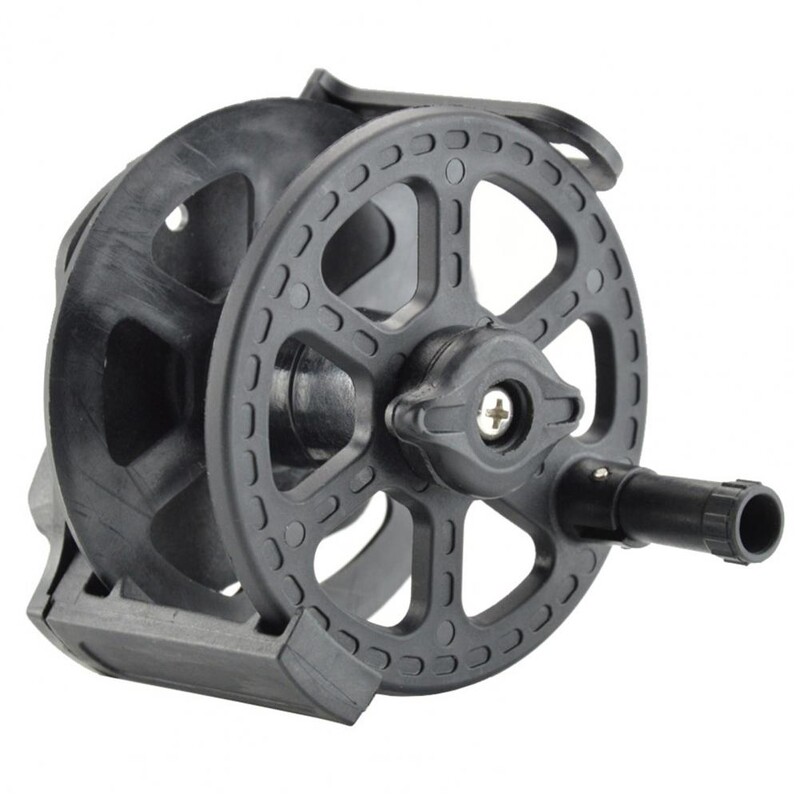 Риболовна макара Сгъваема дръжка Гладка плъзгаща се регулируема въдица с копие Колело за риболовни принадлежности Макара за леене