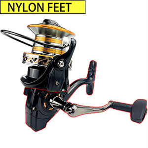 DH Fishing Reel Spinning Reels 9000-12000 Long Casting 30KG Max Drag Saltwater Ocean Offshore Fishing Long Shot Casting Wheel
