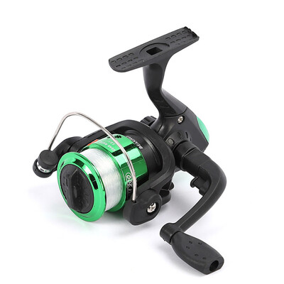 Сгъваема въртяща се риболовна макара със 100 м въдица 5,1:1 предавателно отношение Преносимо свръхлеко колело за риболовна макара