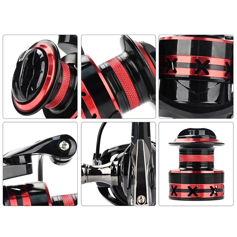 Нова риболовна макара MEREDITH, въртяща се макара 2000-4000 метална резервна макара, макара със солена вода, аксесоари за риболов, риболовни инструменти за шаранска макара