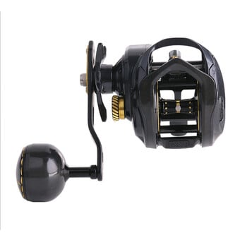 DEUKIO New Baitcasting Reel Drag 18KG Deep Spool 6.5:1 Алуминиева рамка Карбонова странична джигинг метална макара Морска вода с двойна дръжка