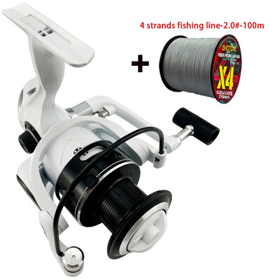 Spinning Fishing Reel White DK2000 3000 4000 5000 6000 7000 10KG Max Drag Carp Καρούλια αλμυρού νερού Bass Pike Wheel Fishing