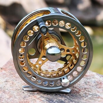 Sougayilang Large Arbor Fly Fishing Roel 2+1 BB High Die Casting κράμα αλουμινίου Καρούλια Fly Reels Είδη ψαρέματος