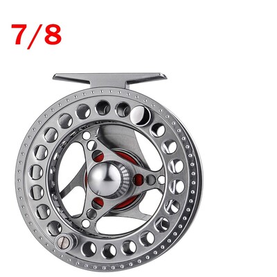 Sougayilang Large Arbor Fly Fishing Reel 2+1 BB Високо леене под налягане Макари от алуминиева сплав Fly Reels Риболовни принадлежности