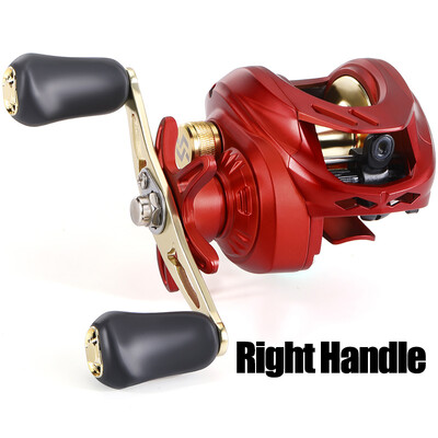 Макара за замятане на стръв Sougayilang 7.2:1 предавателно съотношение Макс драг 10 кг макара с магнитна спирачна система Алуминиева шпула Сладководен риболов