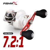 Риболовна макара Бяла BC макара Дясна лява ръка Драг мощност 10 кг Колела за риболов на шаран Проследяване на риболов Pesca