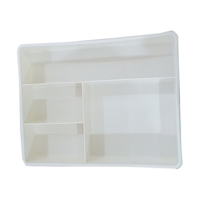 Многоклетъчен настолен органайзер Кутия за съхранение на канцеларски материали за домашен офис Подреждаща се кутия за съхранение Стикер Щипка Калъф за организиране