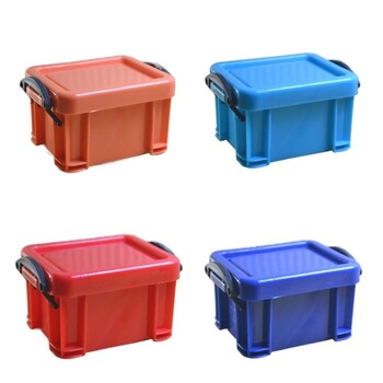 Πολυλειτουργικό Mini Buckle Storage Box Candy Color Plastic Mini Storage Container Minimalism Desktop Organizer Box Διάφορα