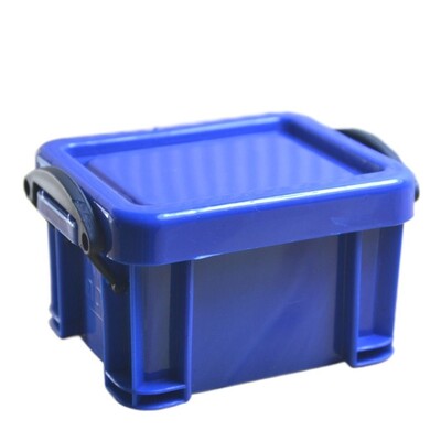 Многофункционална мини кутия за съхранение с катарама Пластмасов мини контейнер за съхранение в бонбонени цветове Минимализъм Настолен органайзер Кутия Разни неща