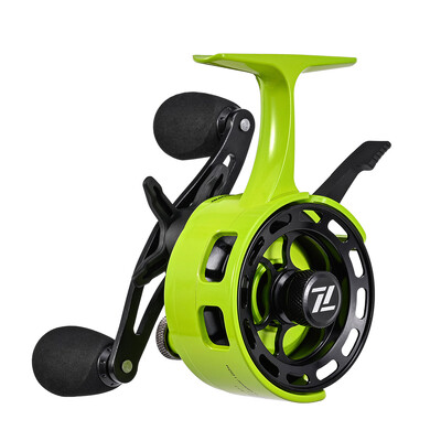 1x макара за леден риболов 3,2:1 предавателно отношение 3+1 лагер вградени макари за сал за риболов на лед със система за магнитно падане Лява/дясна макара за риболов