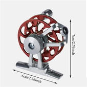 Частна макара Преносима зимна макара за леден риболов Свръхлека ръчна макара Мухарска въдица Колело Шаранова макара Риболовни стоки Pesca