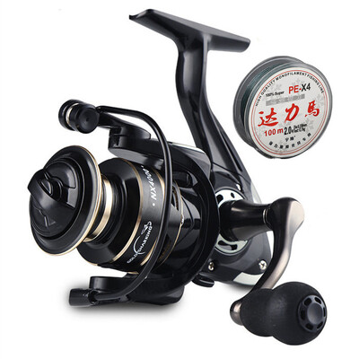 Високоскоростна 5.2:1/4.7:1 риболовна макара AC/NX 2000-7000 серия Силна стабилност Максимално съпротивление 12KG въртяща се макара Метална макара Солена вода