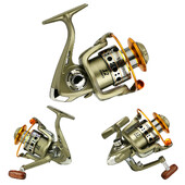 Риболовна макара Свръхлека тежкотоварна въртяща се макара със закалена метална глава Риболовна макара за риболов с лява и дясна ръка на открито