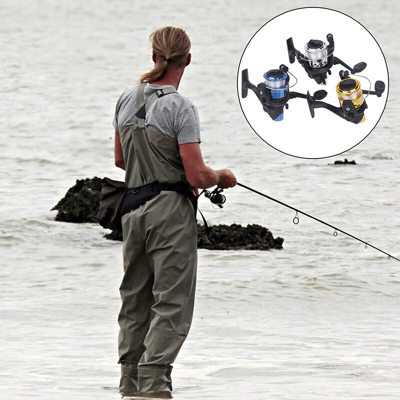 1PC Преносими колела за влачене на риба Свръхлека риболовна макара Съотношение на предавки 5.2:1 Въртяща се макара с 60-метрова въдица Консумативи за риболов