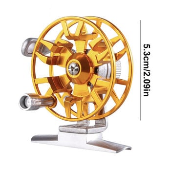 Fly Fishing Reel Ελαφρύ καρούλι ψαρέματος πάγου Fly Roel για πέστροφα Αξεσουάρ ψαρέματος για αλμυρό νερό γλυκού νερού