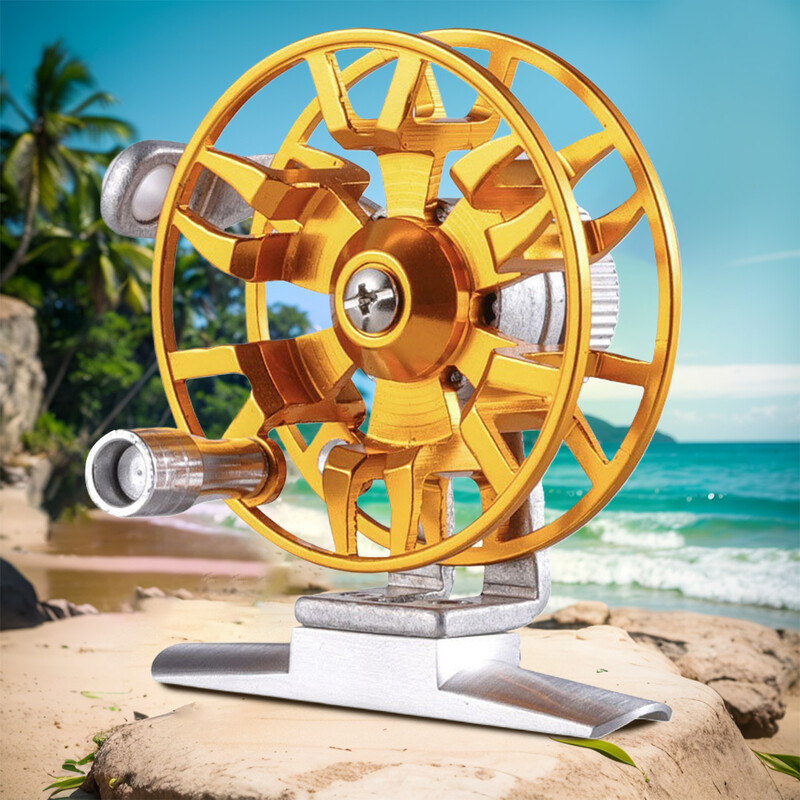 Макара за риболов на муха Лека макара за риболов на лед Мухарска макара за пъстърва Аксесоари за риболов на щука за сладководни соленоводни