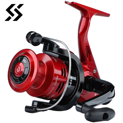 Sougayilang Spinning Fishing Reel 4000 Series 2 Colours 5.2:1 High Speed Gear Ratio Carp Wheel Сладководна соленаводна макара Pesca