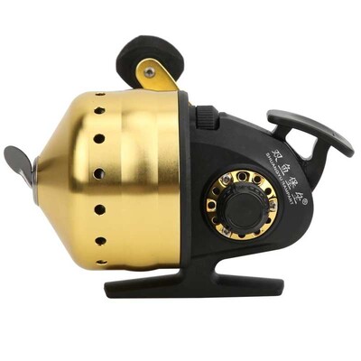 Καρούλια ψαρέματος για Slingshot Shooting Speed Ratio 3,6:1 BL35 Fishing Wheel Closed Metal Outdoor Hunting Fishing Tools