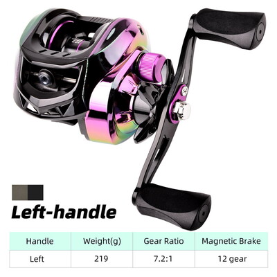 Макара за замятане на стръв Риболовна макара Бяла черна макара Дясна лява ръка Драг мощност 10 кг Колела за риболов на шаран Проследяване на риболов Pesca