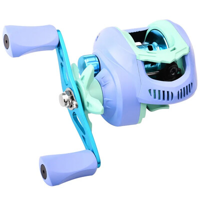 Макара за замятане на примамка 7.2:1 Високоскоростна макара за риболов 10KG Макс драг макари 18+1 BB Ултра лека магнитна спирачна макара за замятане на стръв