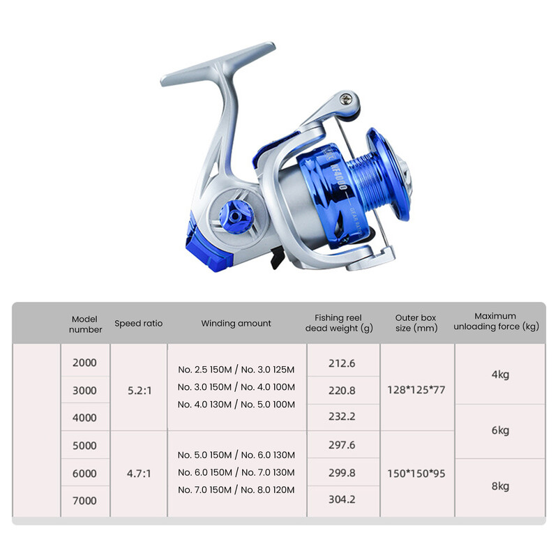 CNC въртяща се макара със сладка вода 6 BB CNC дръжка за въртяща се макара за риболов в резервоари