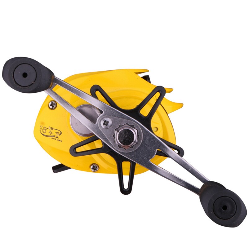 7.2:1 Макара за хвърляне на стръв Запечатана система за плъзгане Дясна лява ръка Нископрофилно риболовно оборудване с високоскоростна риболовна макара Соленоводна стръв