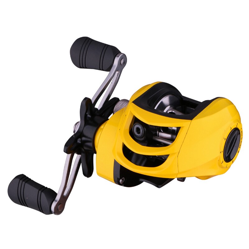 7.2:1 Макара за хвърляне на стръв Запечатана система за плъзгане Дясна лява ръка Нископрофилно риболовно оборудване с високоскоростна риболовна макара Соленоводна стръв