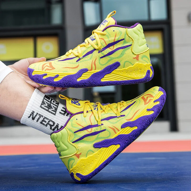 2024 Юношески тренировъчни маратонки Дишащи удобни маратонки Нови мъжки баскетболни обувки Дамски обувки на закрито на открито Неплъзгащи се обувки