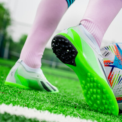 Eredeti férfi focicipők AG/TF Gyermek focicipők ifjúsági futballcipők kényelmes sportedző kapocs