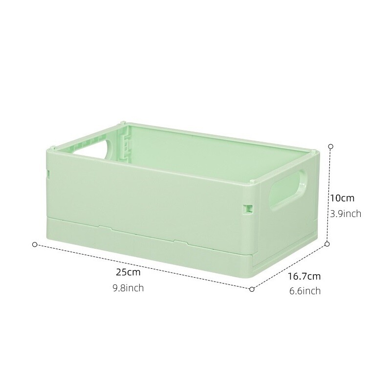Пластмасов контейнер за съхранение, сгъваем, подреждащ се, органайзер за бюро, кутия за химикалки, книги, училище, офис, домакинство A7524