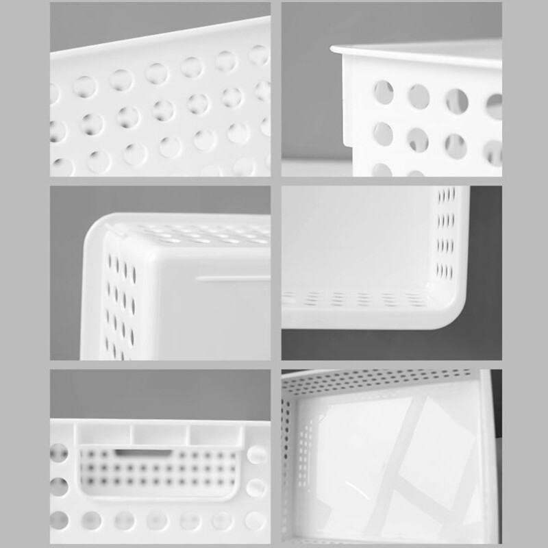 Пластмасова кошница за съхранение Тава за файлове Настолен органайзер за списания за документи A4 с дръжки за домашен офис Килер Спалня