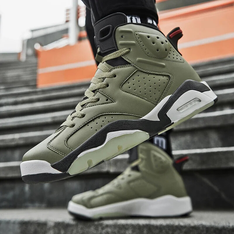 Мъжки баскетболни обувки унисекс омекотяващи антифрикционни спортни обувки Мъжки леки баскетболни маратонки Дамски високи обувки за фитнес