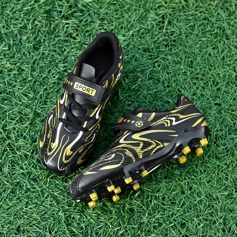 2024 Нови детски футболни обувки Футболни тренировки на открито Спортни обувки с дълги нокти Детски футболни обувки против приплъзване