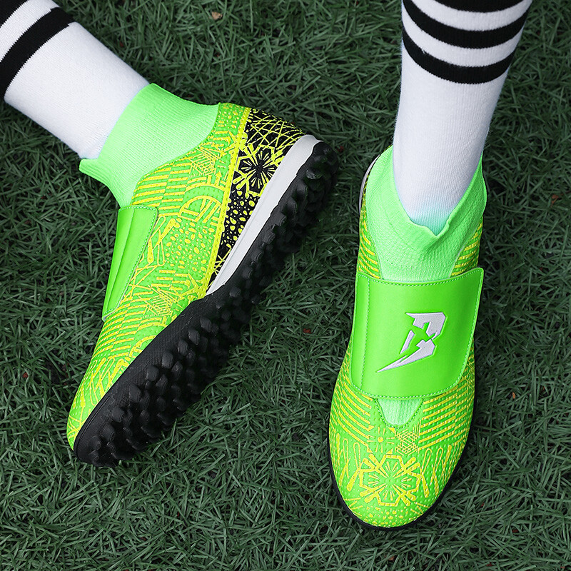 Нови детски футболни обувки Детски полеви футболни обувки Професионални бутове Противоплъзгащи се тийнейджърски висококачествени тренировъчни обувки