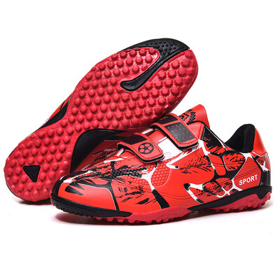 Hot Sale Gyerek focicipők beltéri horoghurok foci kapcsok fiúknak hosszú tüskés futsalcipők gyermek futballcipők botas de fútbol