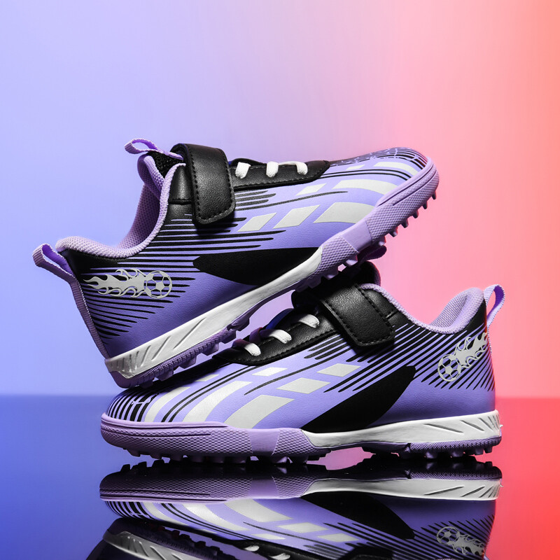 Детски футболни обувки Неплъзгащи се футболни обувки Професионални детски тренировки на трева на открито Футболни бутли Висококачествени обувки Нови