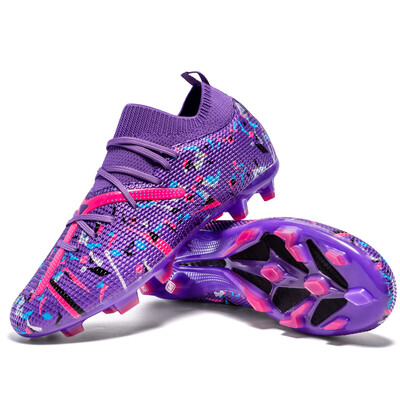 Férfi focicipők hosszú tüskék futballkapcsok beltéri sportcipők professzionális futballcipők Drop Shipping unisex légáteresztő puha