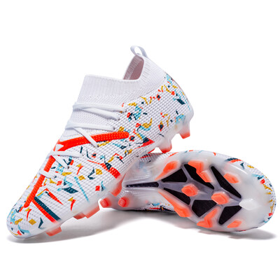 Férfi focicipők hosszú tüskék futballkapcsok beltéri sportcipők professzionális futballcipők Drop Shipping unisex légáteresztő puha