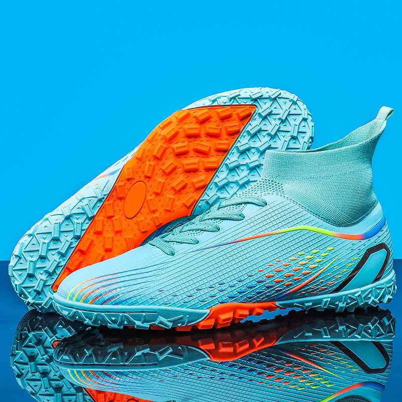 Футболни обувки Професионални мъжки футболни обувки Спортни обувки с високи глезени FG/TF Детски футболни бутонки Krampon Маратонки за открито 2023