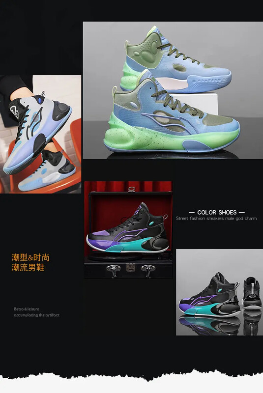 Нови високи мъжки обувки с дишаща мрежеста повърхност, спортни ежедневни обувки за бягане, спортен живот, всички съвпадат с обувки с дебела подметка