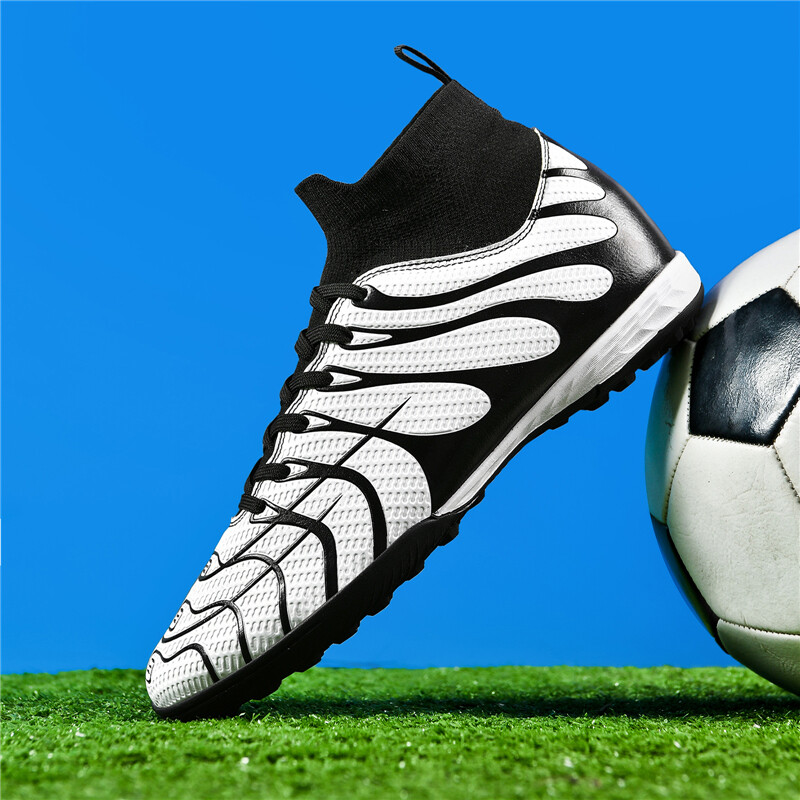 Мъжки футболни обувки Бутли за глезени за възрастни, против хлъзгане, футзал, висококачествени TF/FG тренировъчни спортни футболни обувки на трева, неплъзгащи се леки