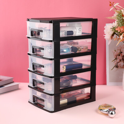 Desktop Storage Box Drawer Type Storage Cabinet Office Desk Storage Box Cosmetics Box Stationery Debris Storage Rack