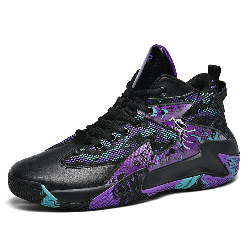 Нови мъжки висококачествени баскетболни обувки, омекотяващи нехлъзгащи се спортни тренировъчни, атлетични глезени, гимнастически обувки, професионални унисекс маратонки