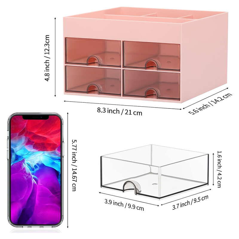 1PC Кутия за съхранение на бюро Многофункционален шкаф за чекмеджета Студентски канцеларски отдел Отдел Бюро Офис Разни места