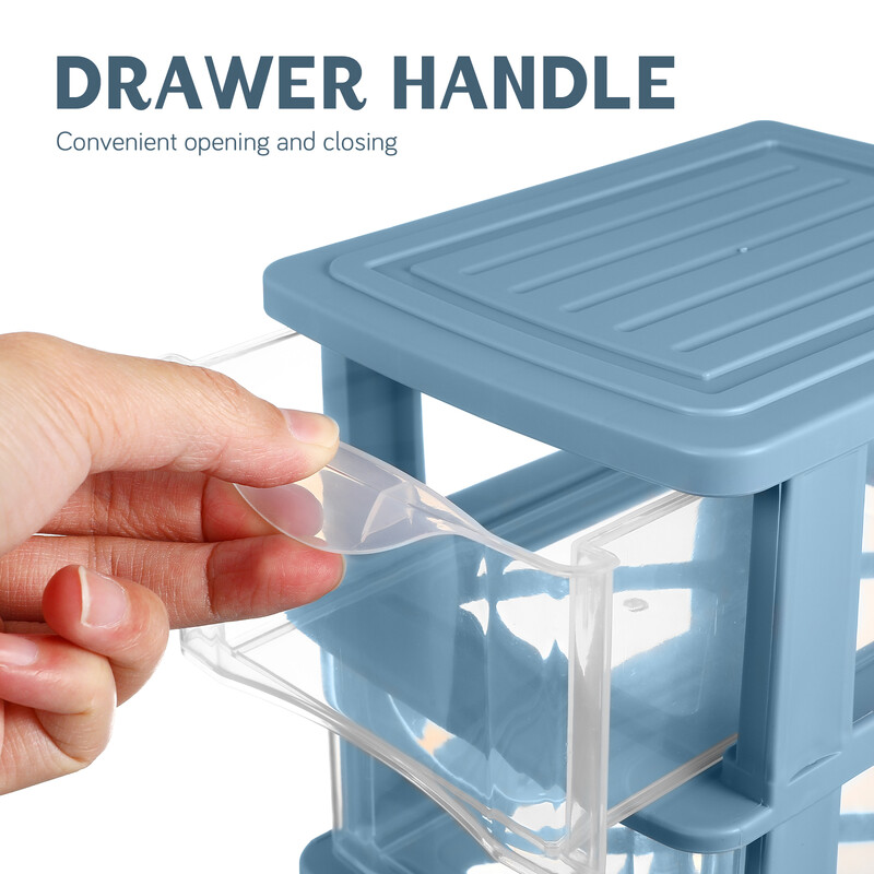 Esmaklassilised plastikust hoiusahtlid, 3-kihilised sahtlitüüpi kapi hoiukapp ehete ja kosmeetikatoodete jaoks