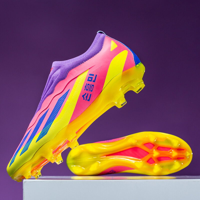 Мъжки футболни ботуши Детски маратонки Оригинални професионални закрити обществени бутли Футболни обувки Тренировка на трева Бързи футболни обувки